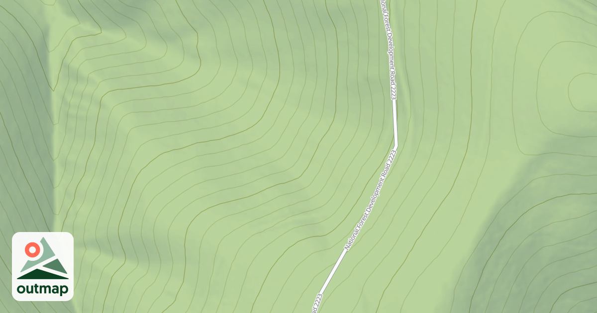 Map of READER CREEK