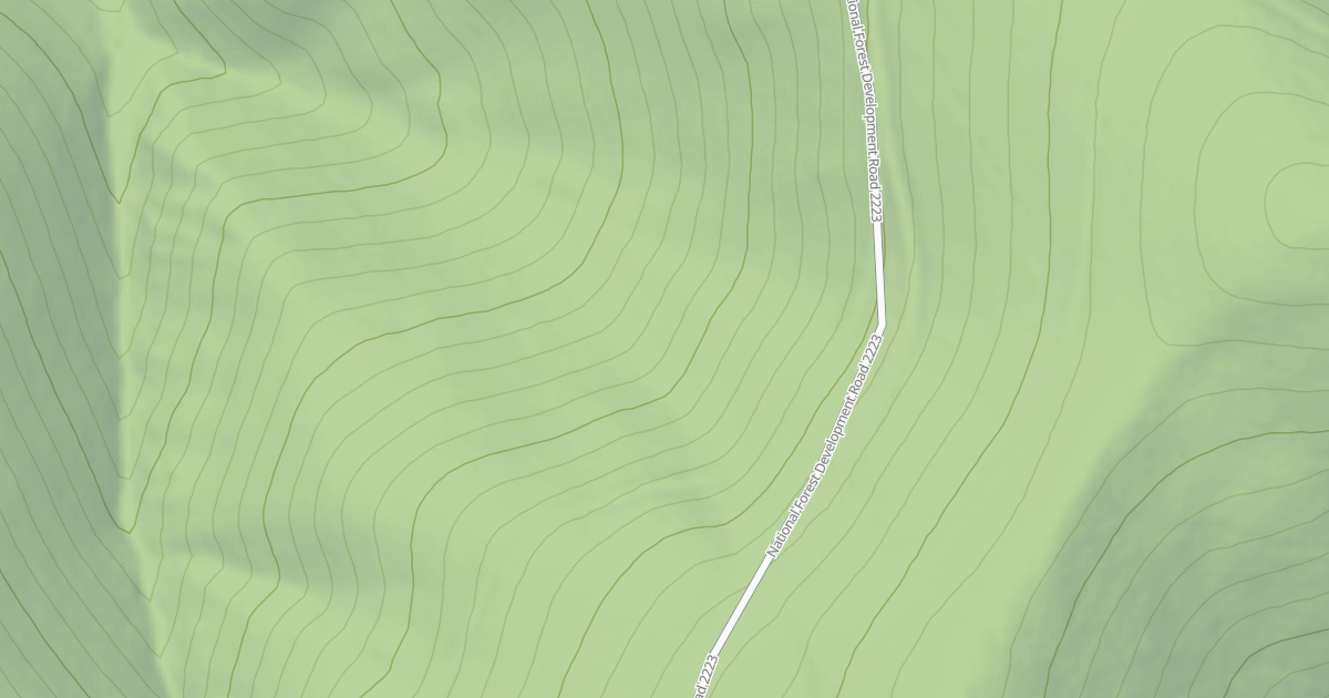 Map preview of READER CREEK