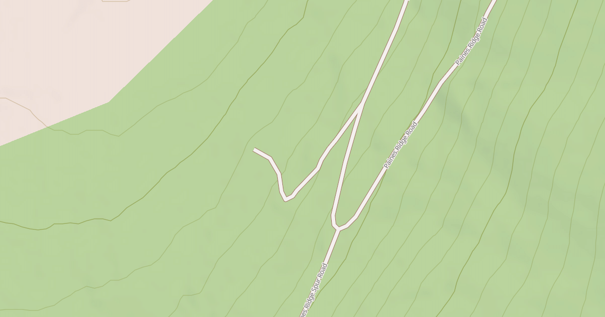 Map preview of PAINES RIDGE SPUR