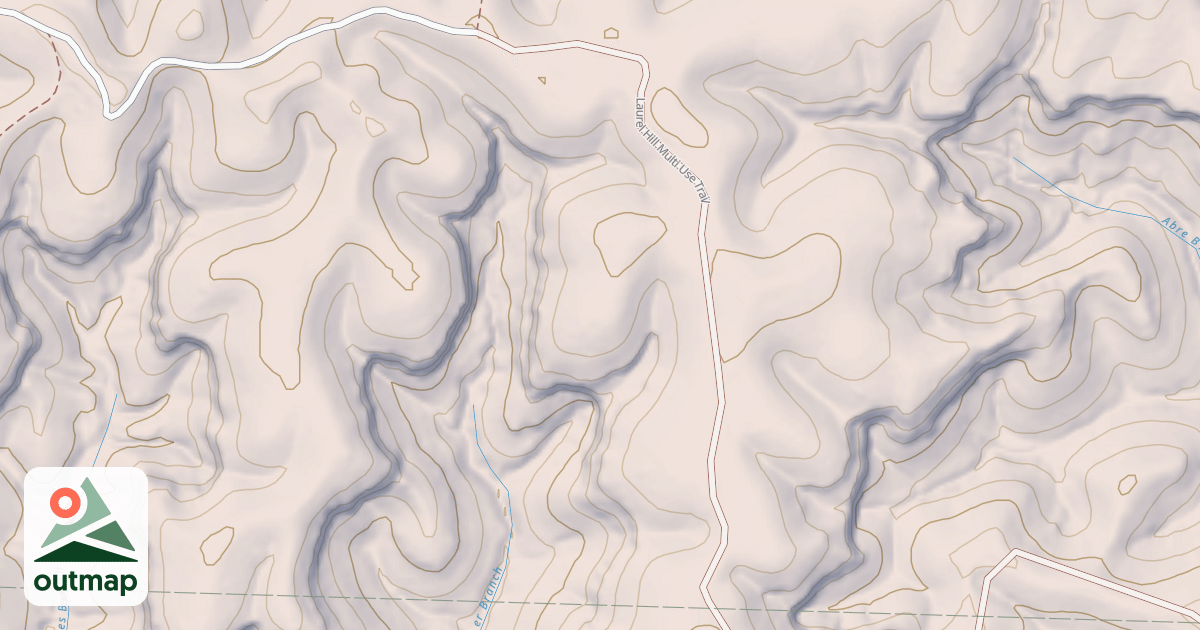 Map of Laurel Hill Multiple Use Trail
