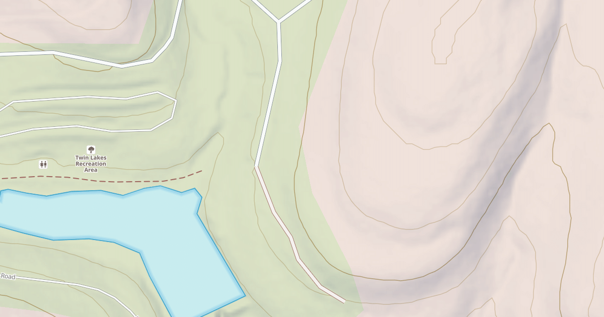 Map preview of TWIN LAKES LOOP
