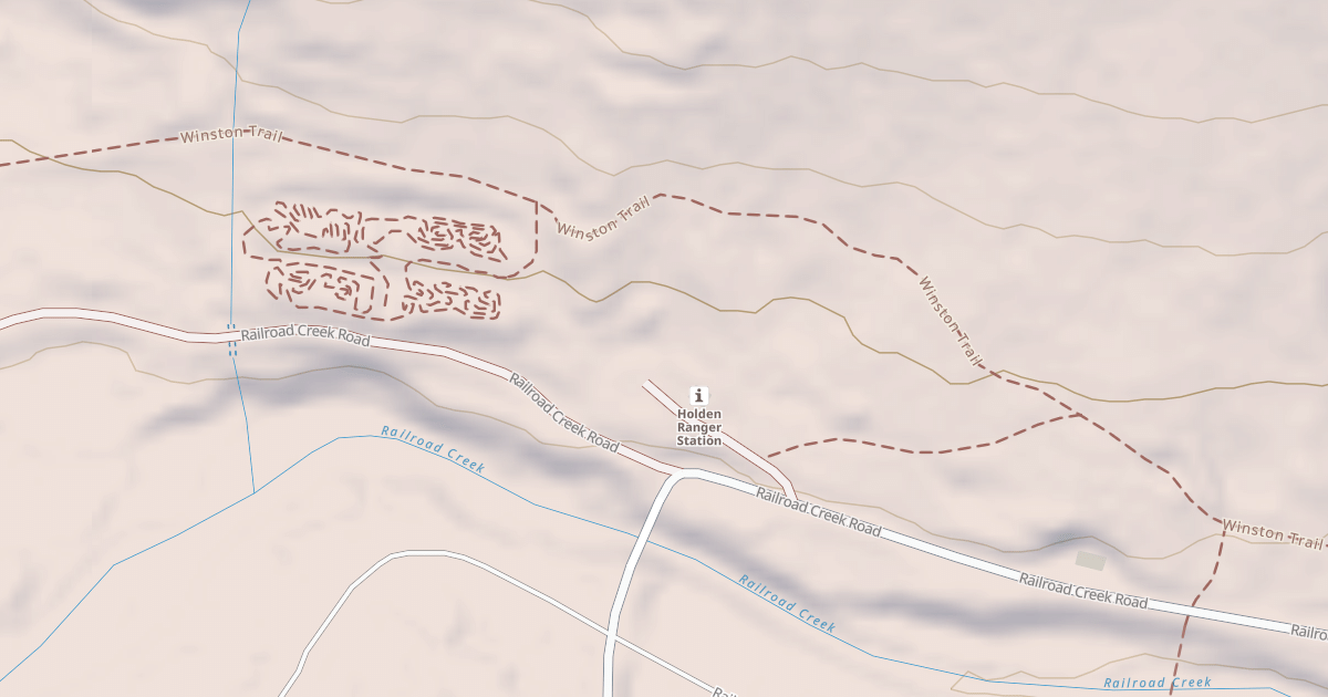 Map preview of HOLDEN GUARD STATION