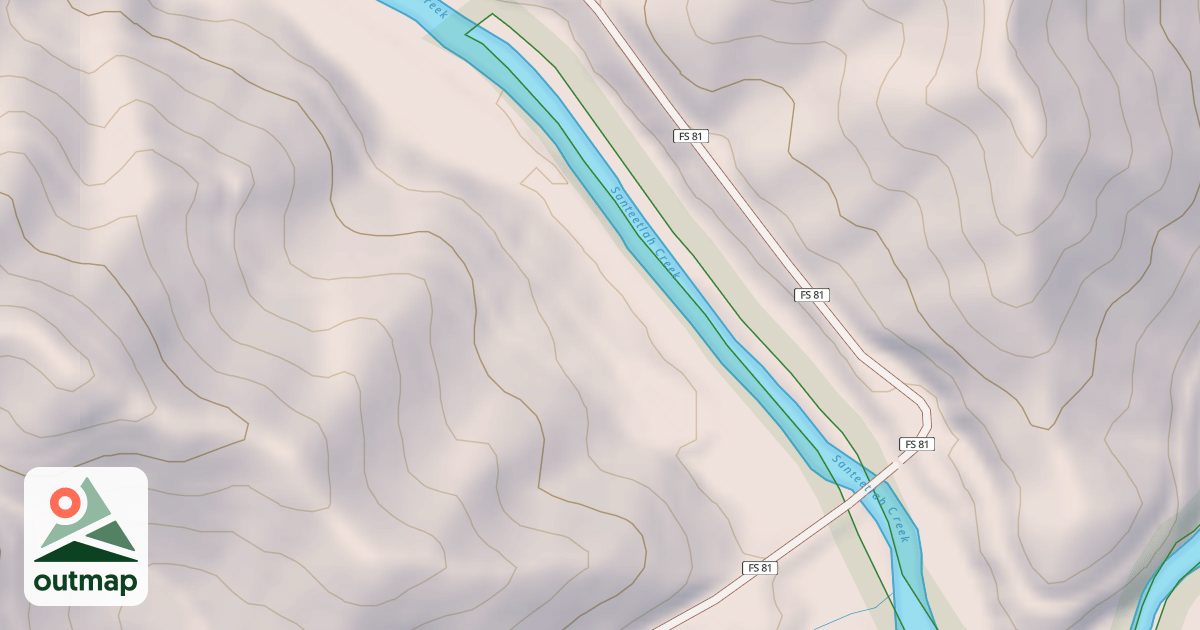 Map of LOWER HOOPER COVE