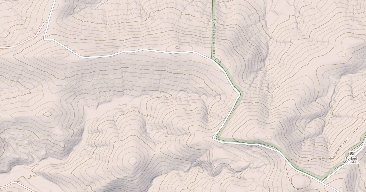 Map preview of WEST FORKED MTN