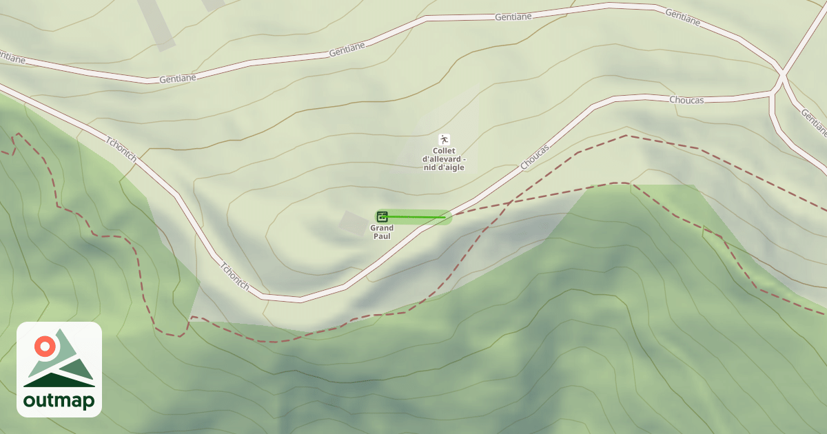 Map of Choucas