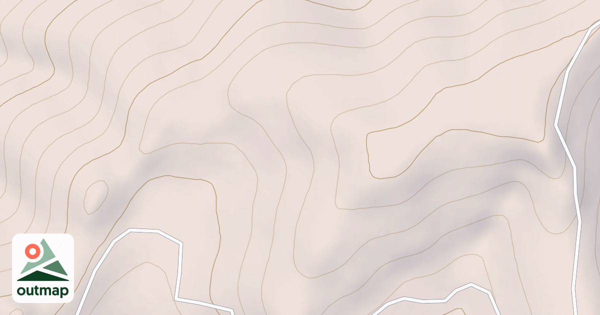 Map of PIAH RIDGE