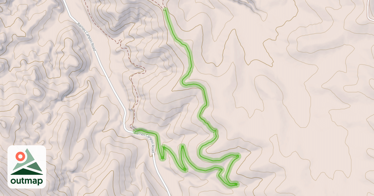 Map of Back 40 Trail