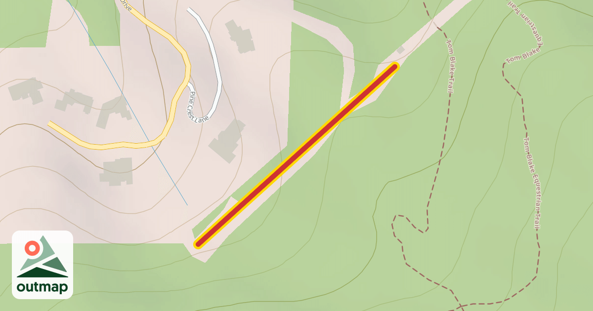 Map of Pines Upper