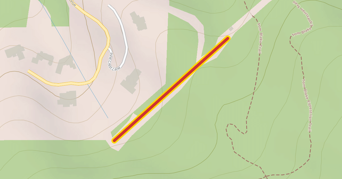 Map preview of Pines Upper