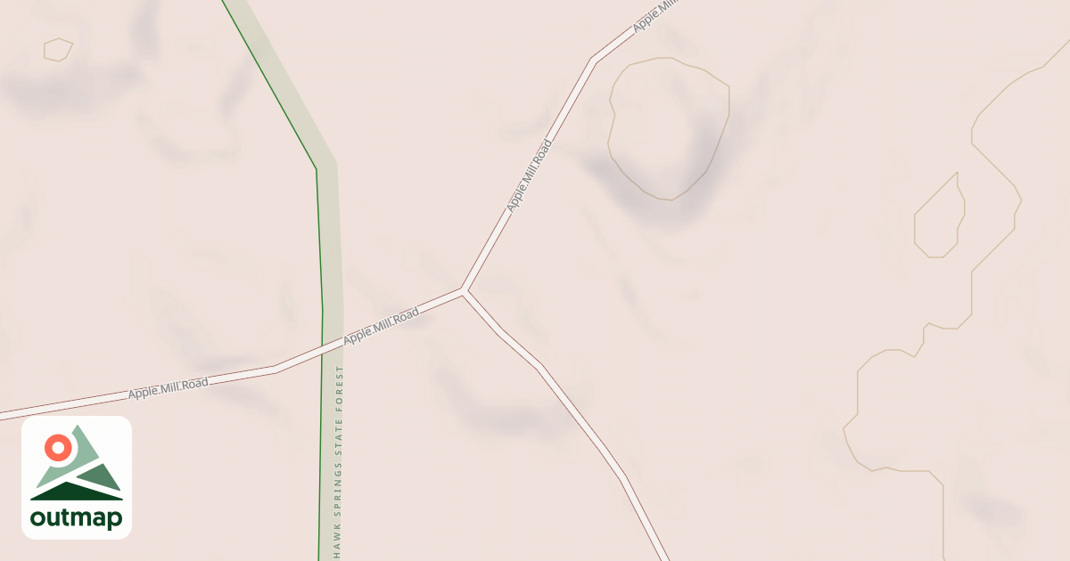 Map of Apple Mill Ext Trail