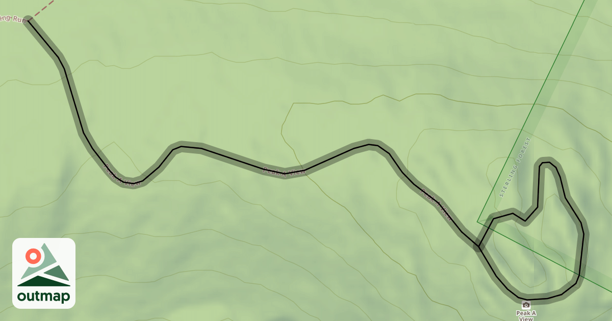 Map of Peak A View