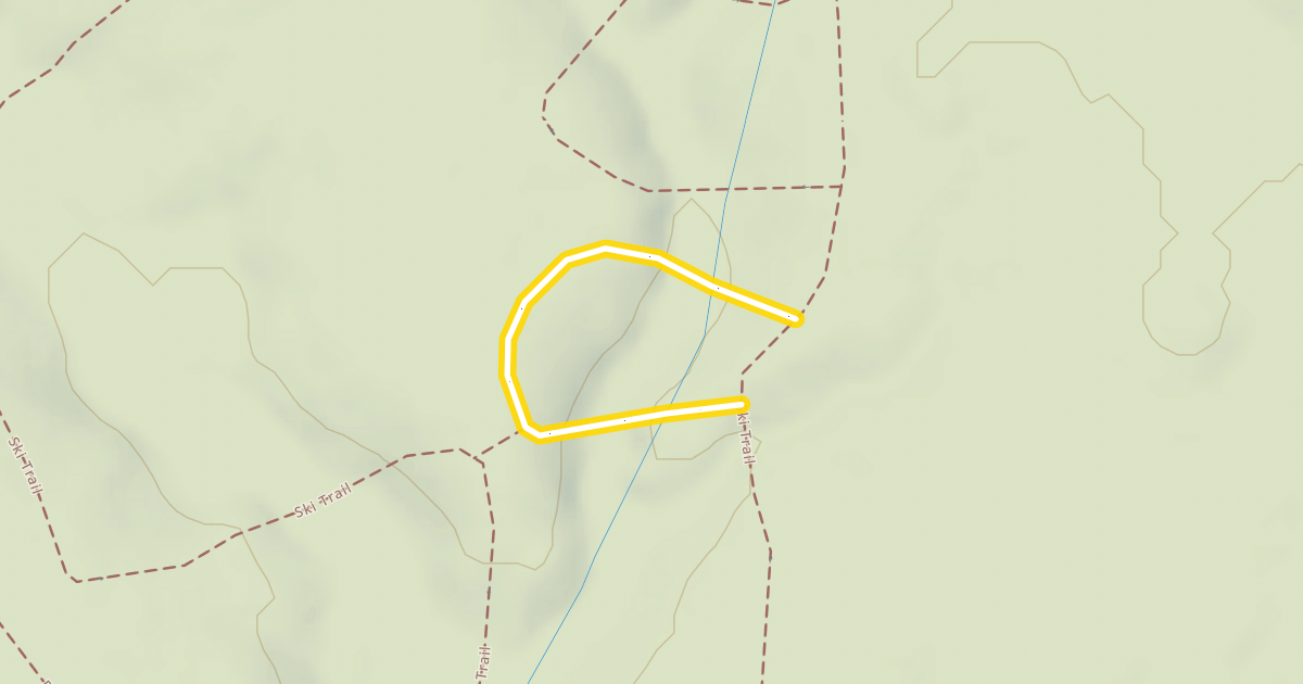 Map preview of Ski Trail