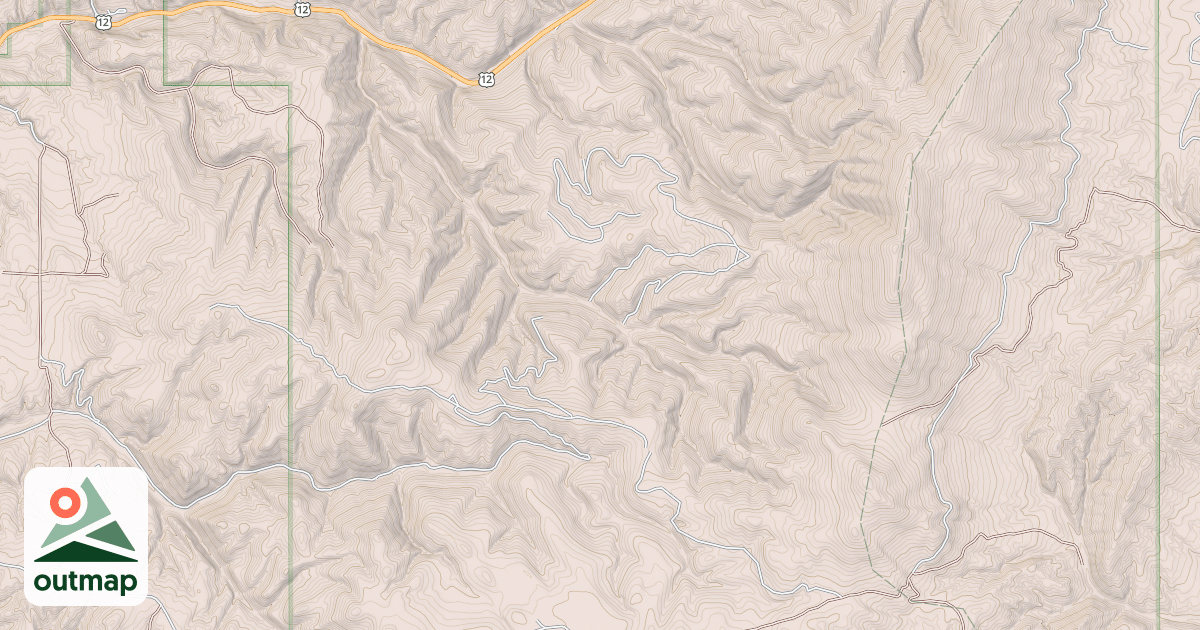 Map of SULPHUR BAR