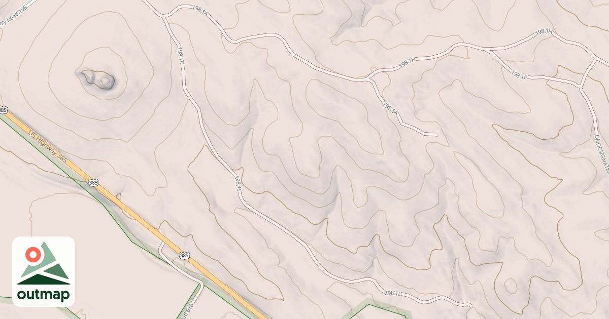 Map of BENCHMARK BR 1I