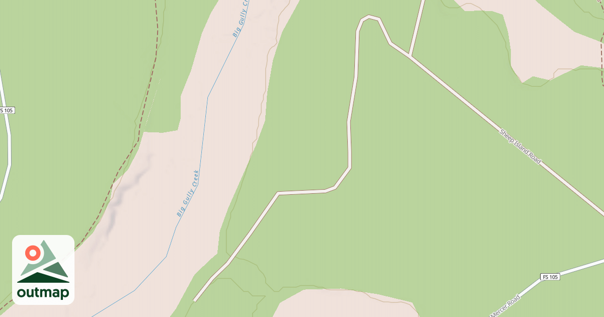 Map of USFS National Forest System Roads {18E886F1-1C0D-4B8A-B763-1CAC9174DAAB}