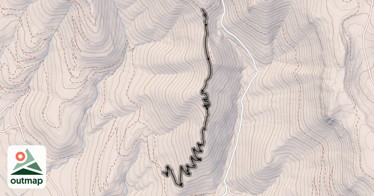 Map of Tom Bombadil Trail