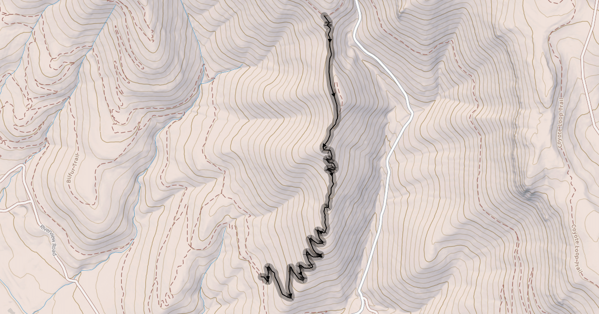 Map preview of Tom Bombadil Trail