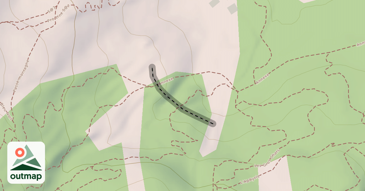 Map of La Brute
