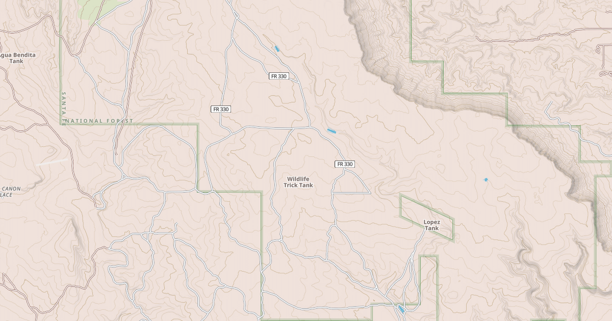 Map preview of USFS Motor Vehicle Use Map Roads {E1A668E8-7CE6-4D2B-A6CA-F4EAE80CB0C8}