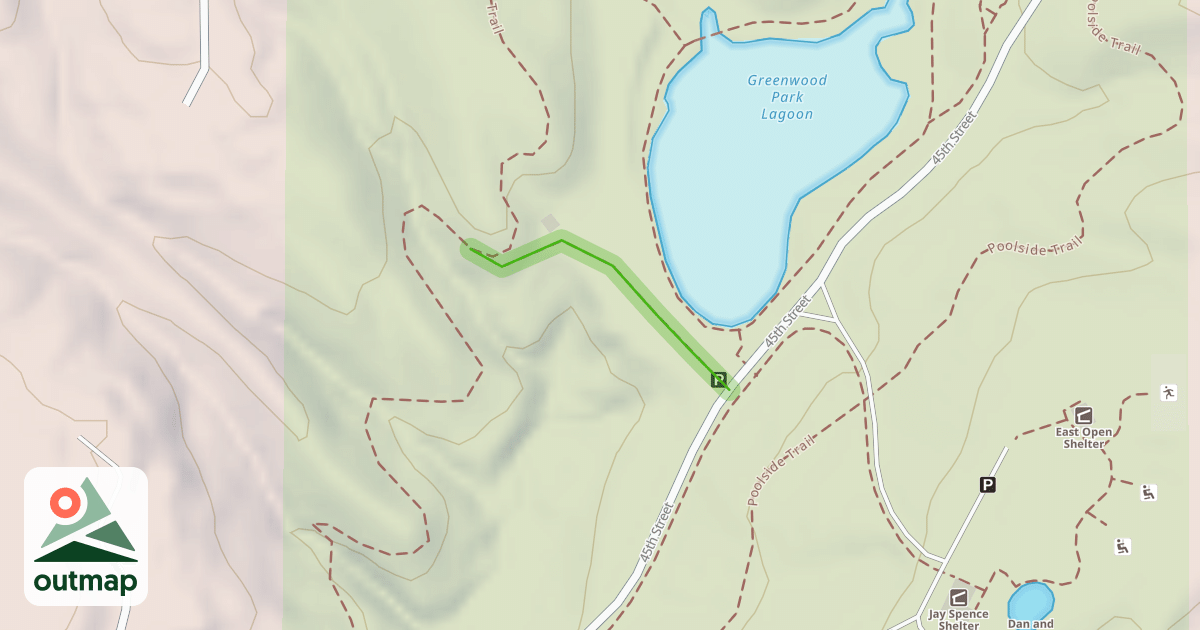 Map of Rollercoaster Mountain Bike Trail