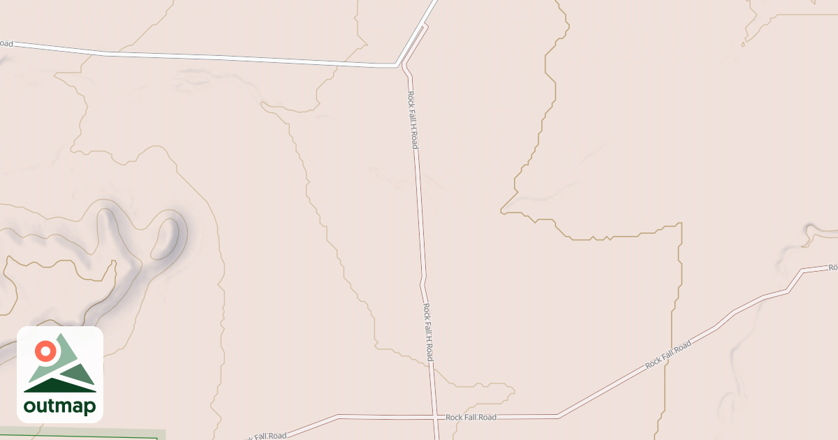 Map of ROCK FALL H