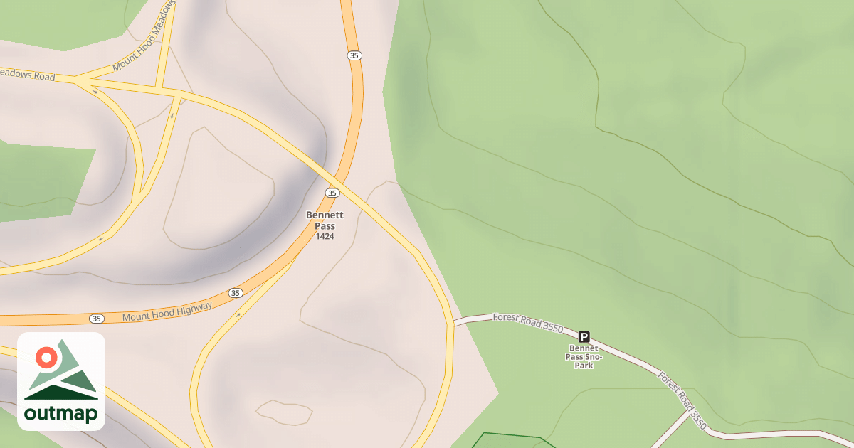 Map of BENNETT PASS