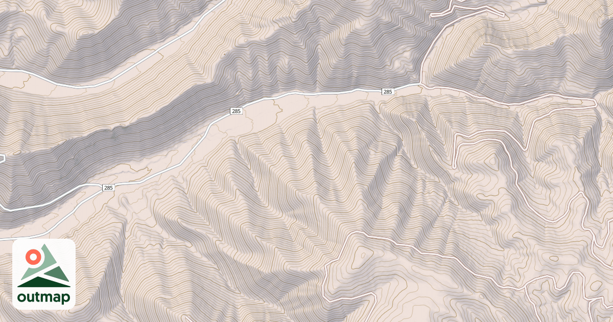 Map of DEEP CREEK