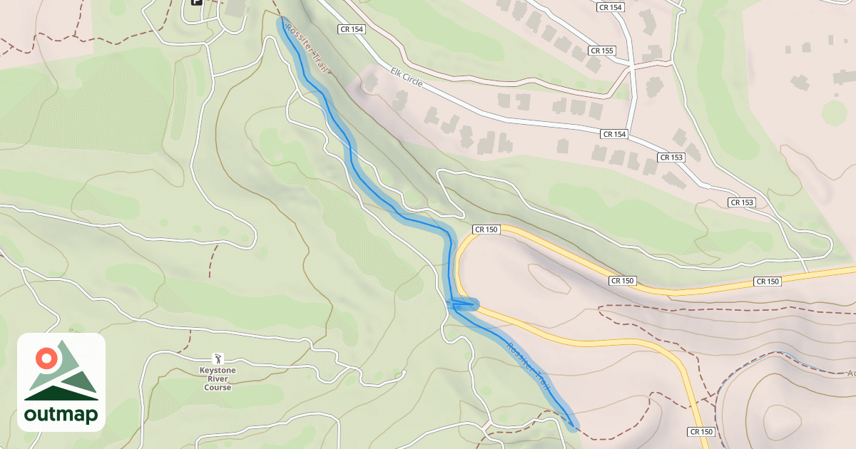 Map of Rossiter Trail
