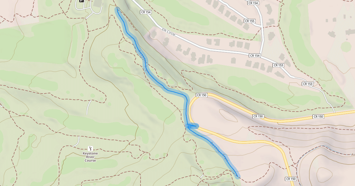 Map preview of Rossiter Trail