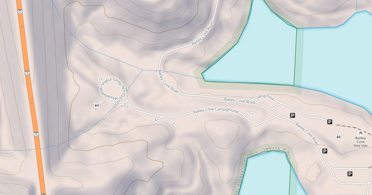 Map preview of BAILEY COVE CAMP GROUND