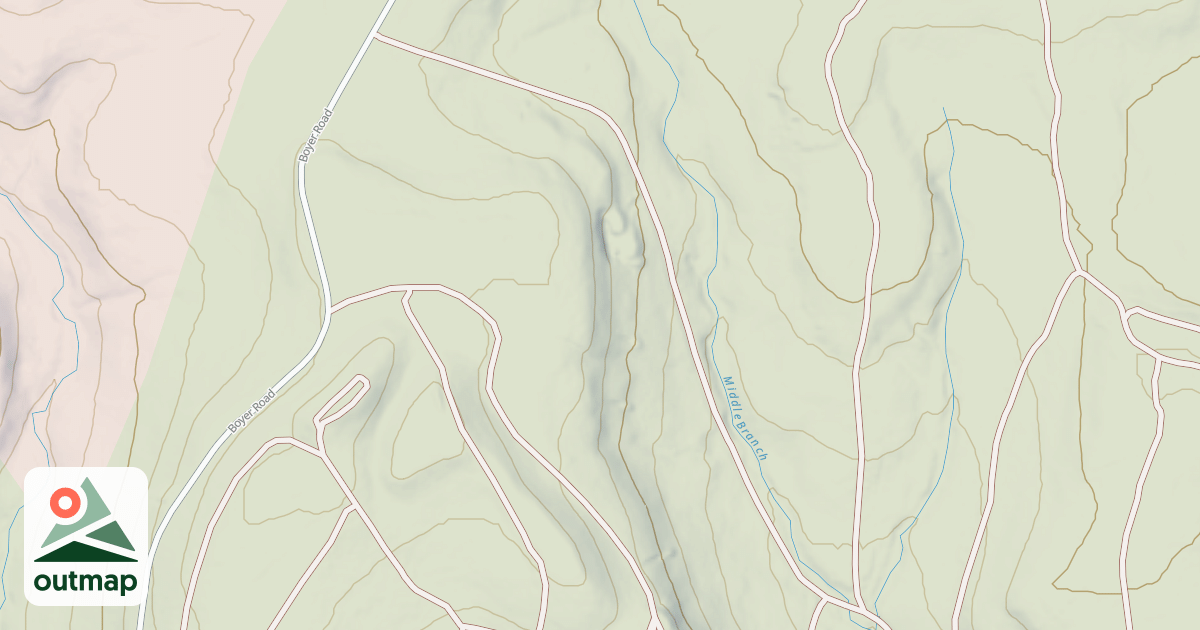 Map of Whiskey Springs Trails