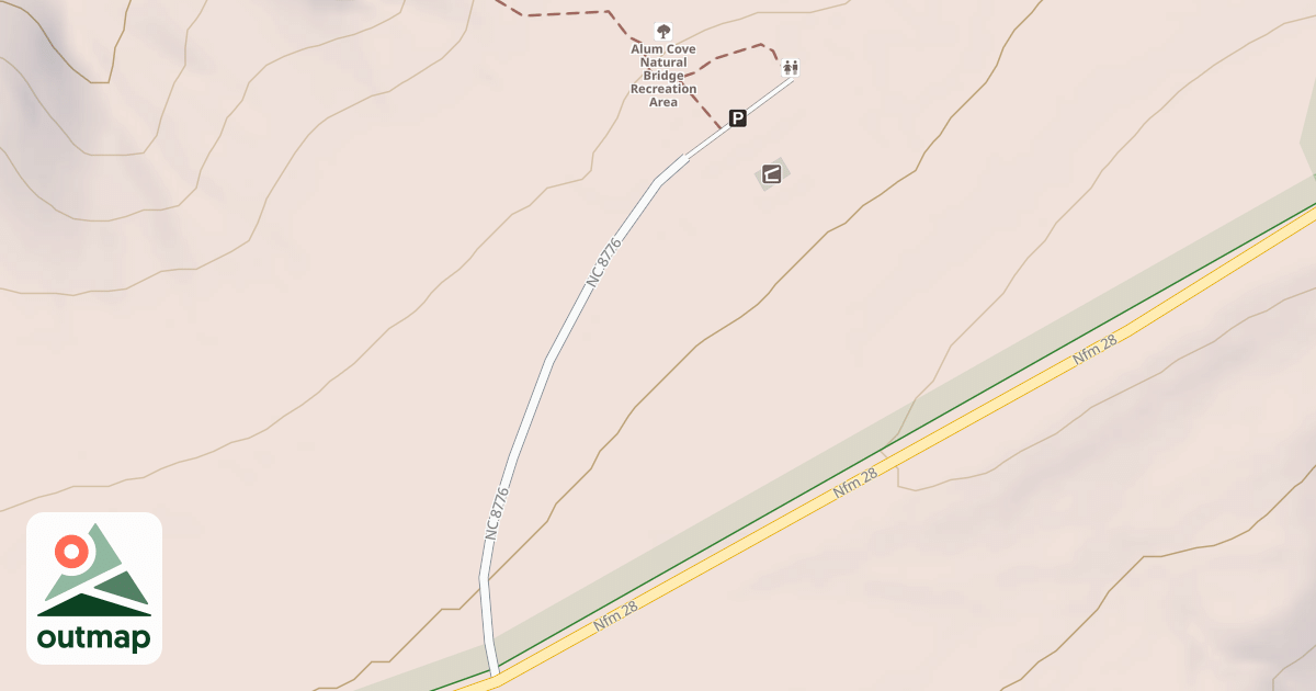 Map of ALUM COVE ACCESS