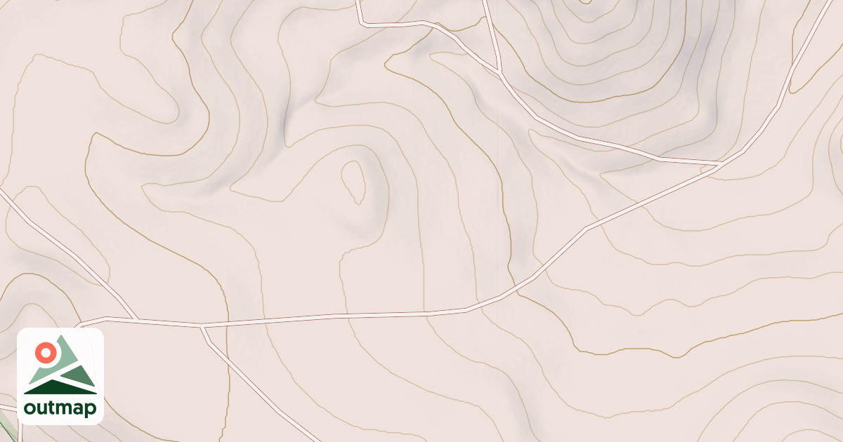 Map of Dry Fork