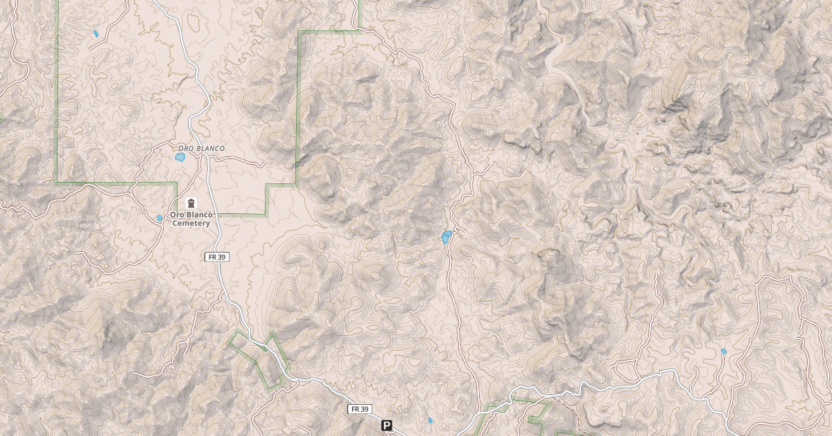 Map preview of CHIMNEY CANYON