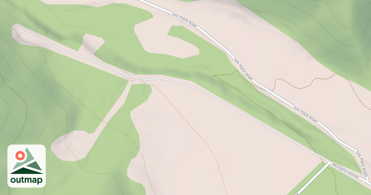 Map of MONGOLD HOLLOW SPUR
