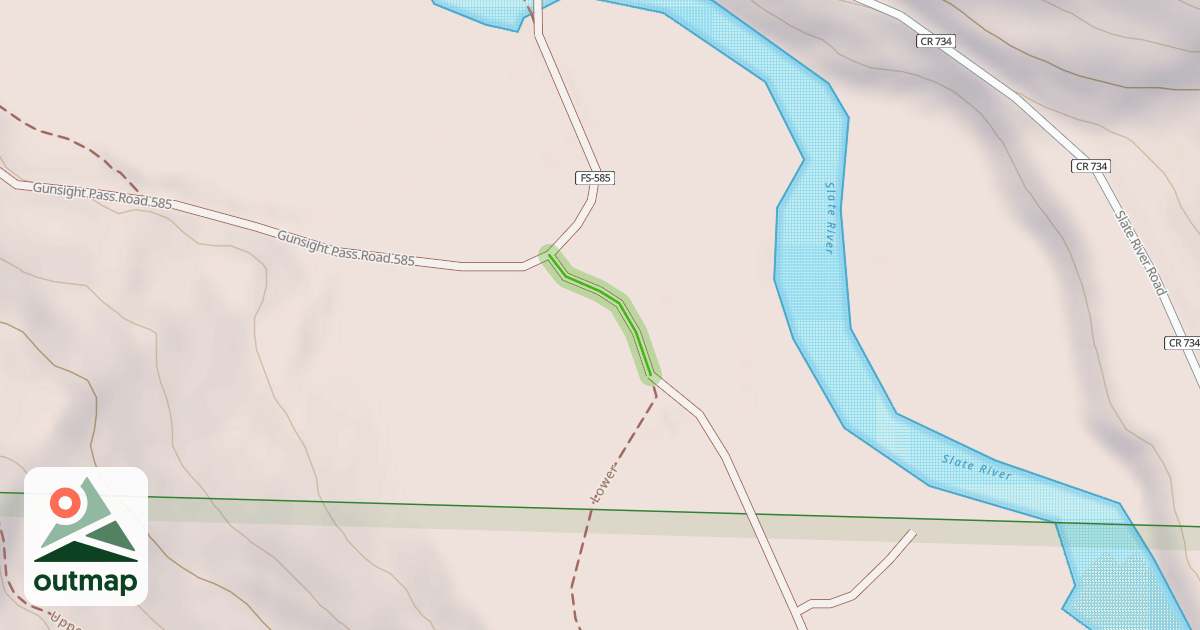 Map of Mike's Mile