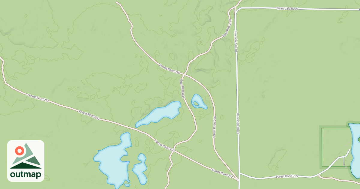 Map of FR 296