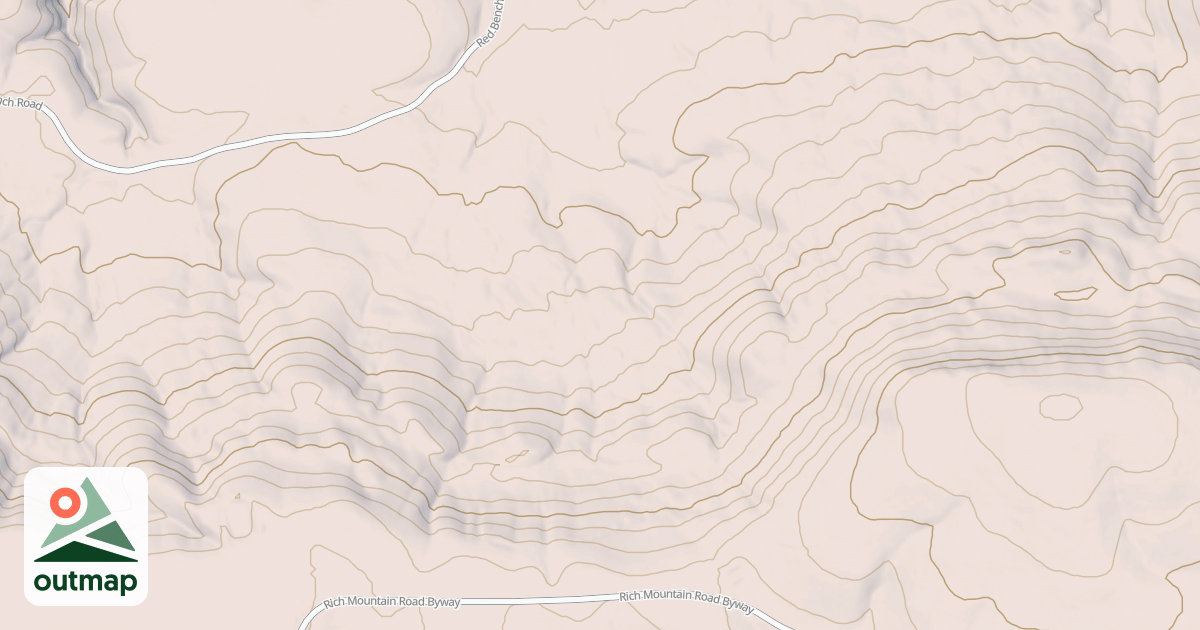 Map of FIFTY-TWO HUMPS ROAD