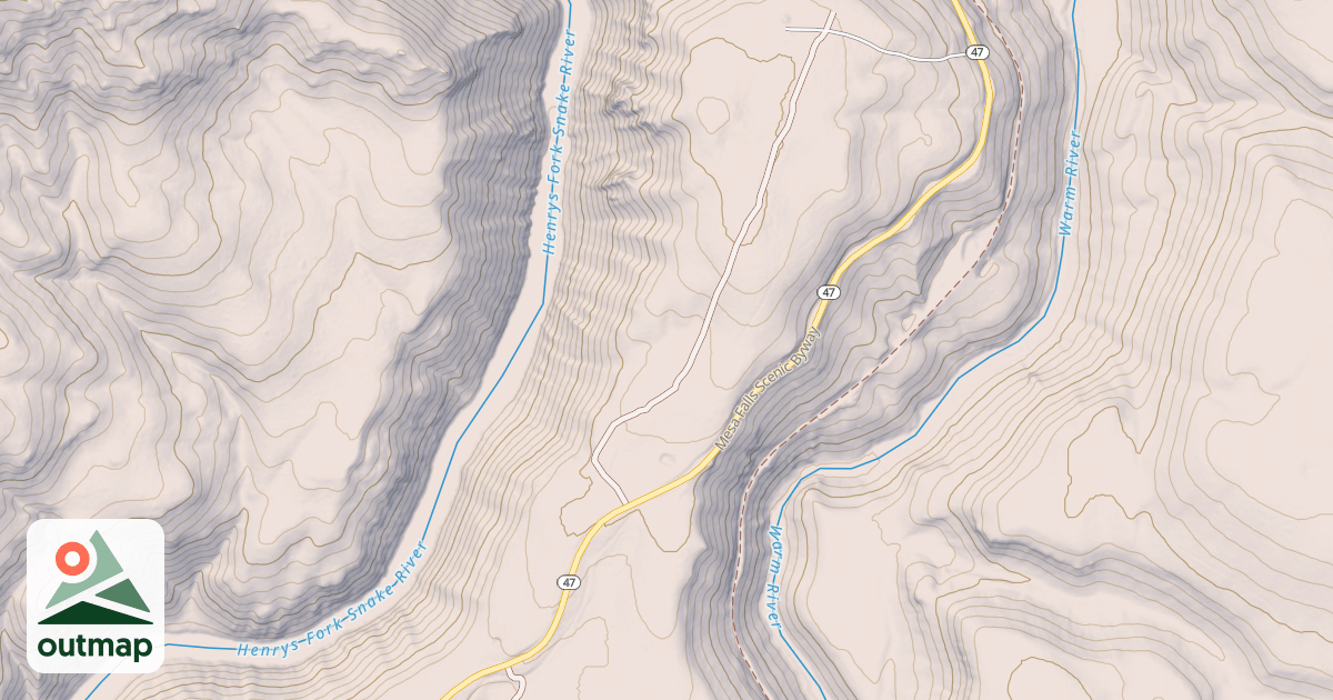 Map of BEAR GULCH BPA SOUTH