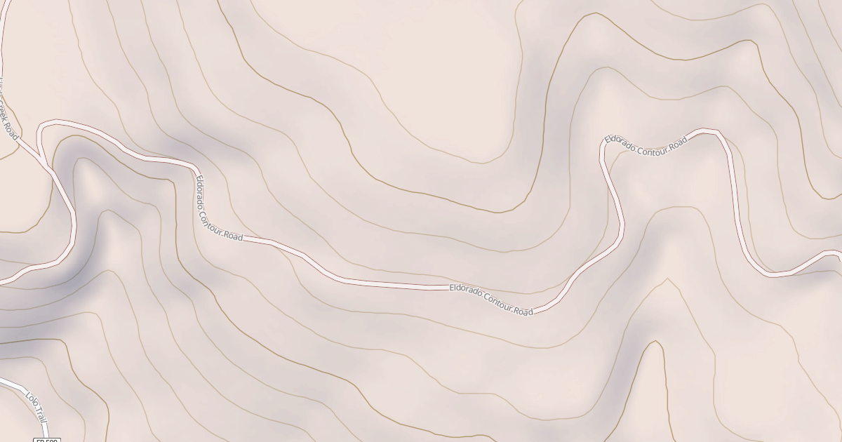 Map preview of ELDORADO CONTOUR