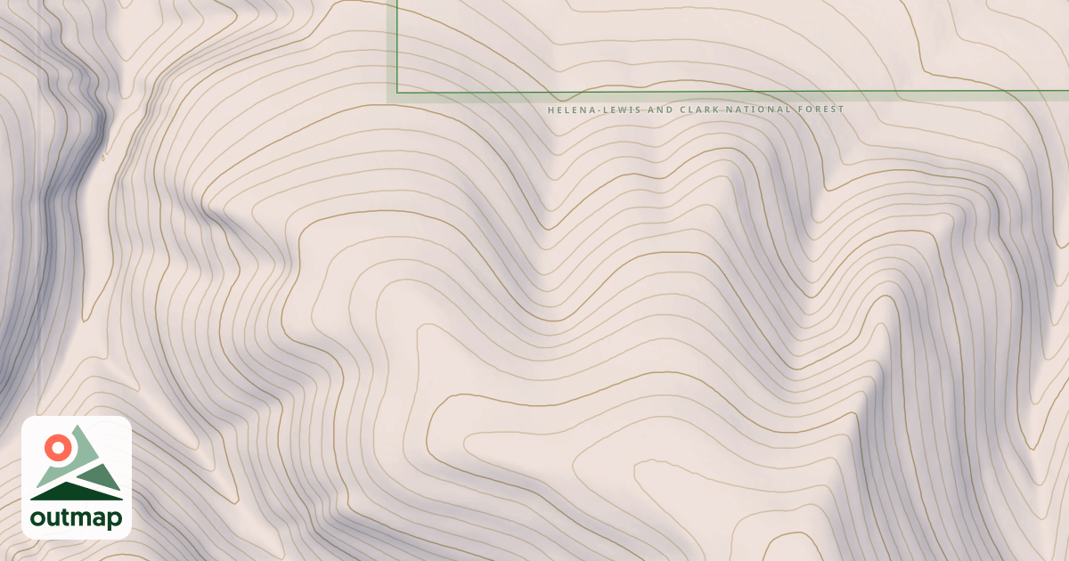Map of Buffalo Canyon
