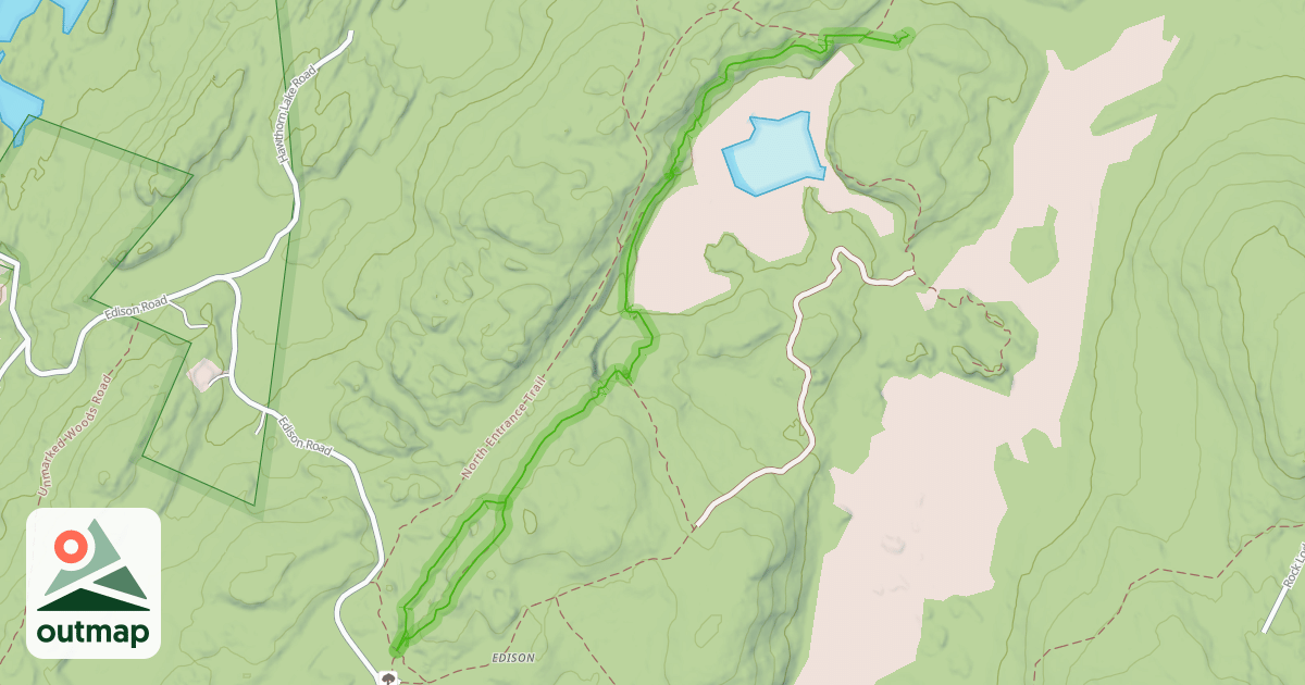 Map of Audubon Trail