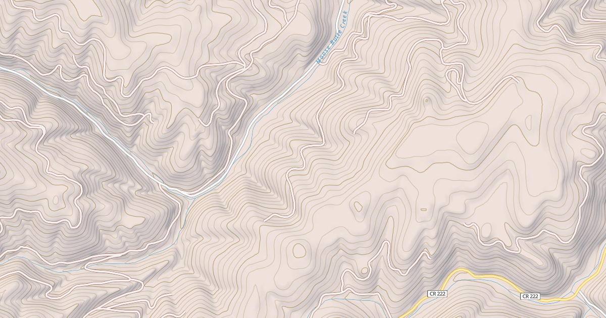 Map preview of BUTTE CREEK EAST