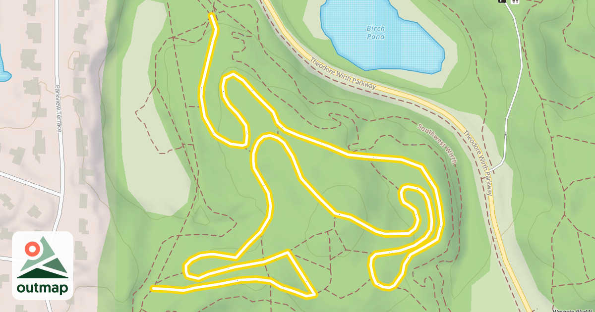 Map of Norm Oakvik Trail