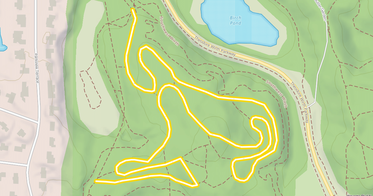Map preview of Norm Oakvik Trail