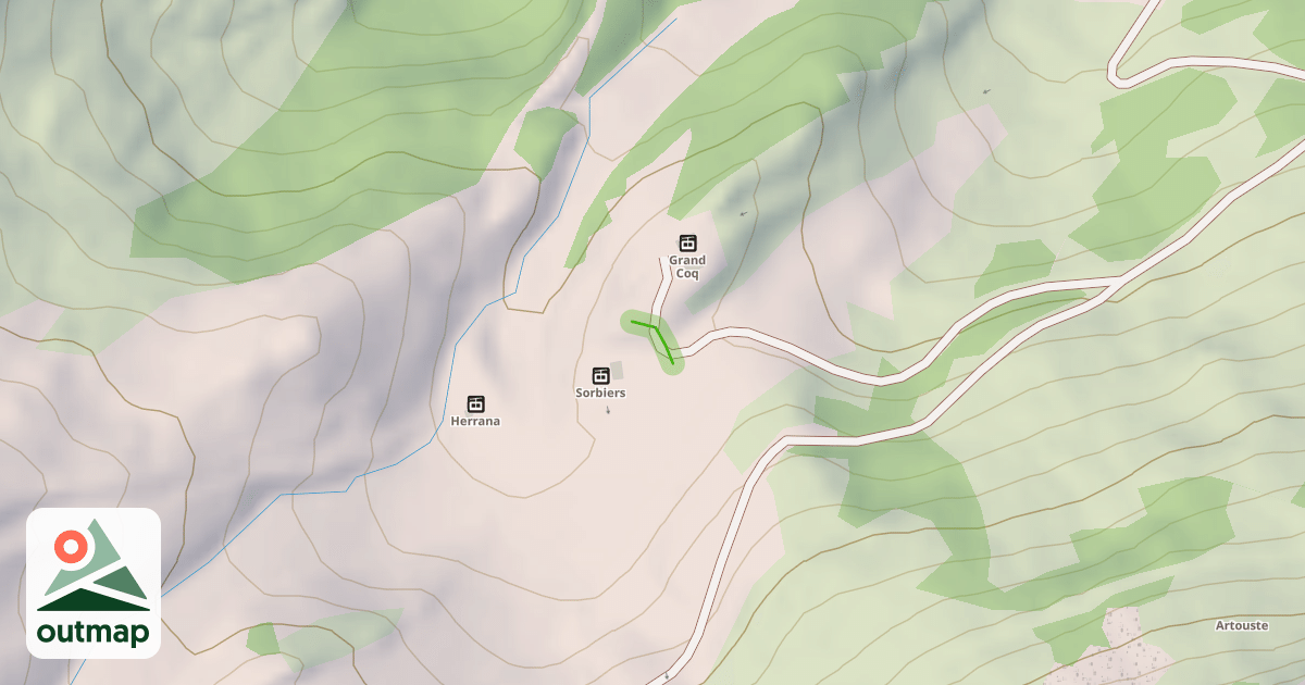 Map of Sorbiers