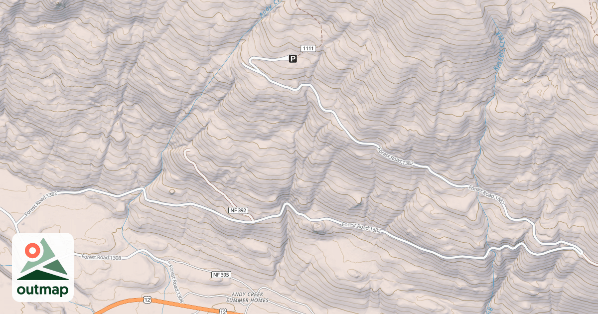 Map of BUCK CAMP