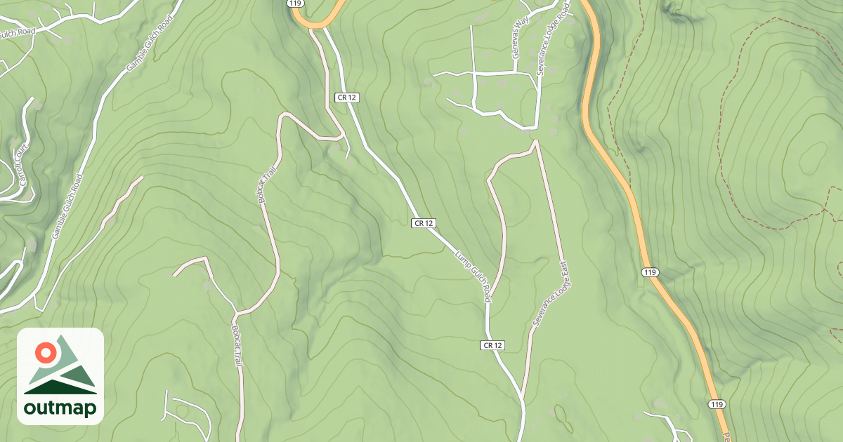 Map of GILPIN COUNTY 12