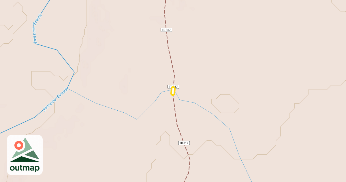 Map of Resurrection Pass Trail