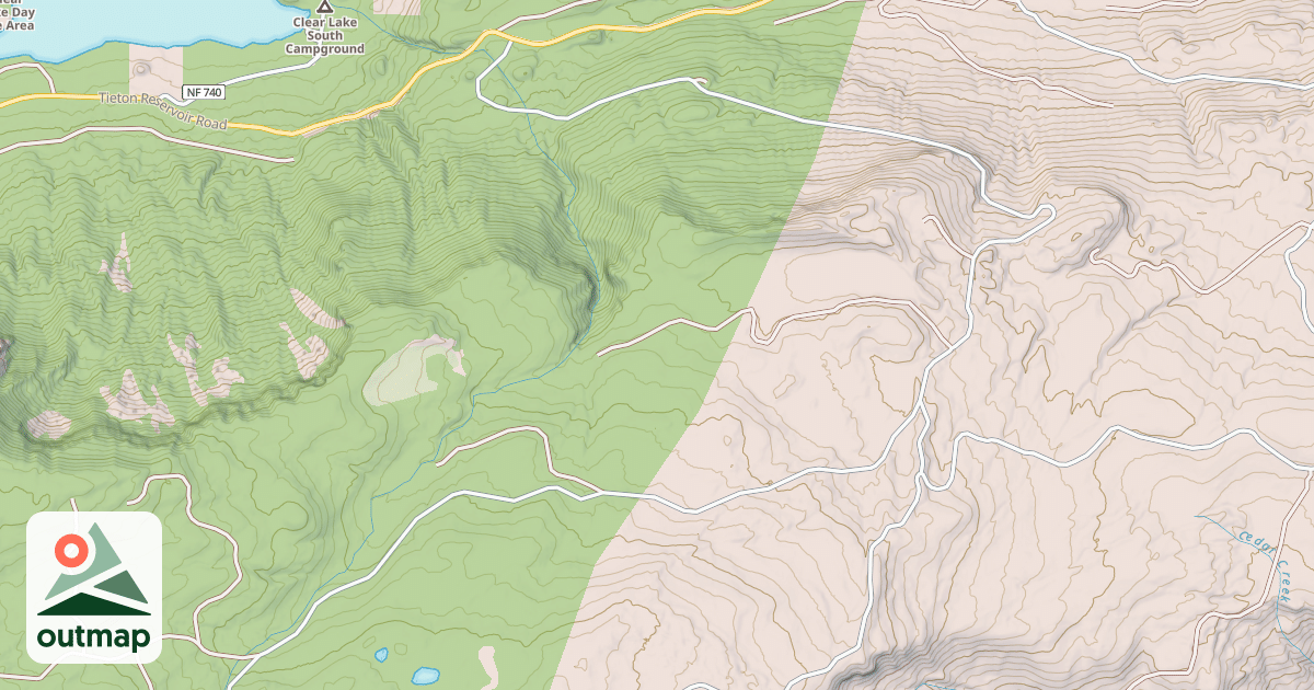 Map of PINEGRASS SNOWMOBILE